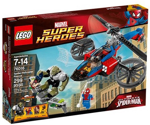 76016 Spider-Helicopter Rescue