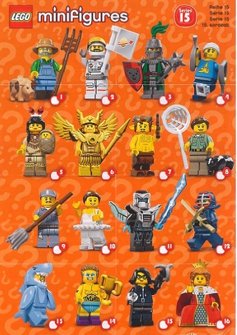 71011 Minifigures Series 15