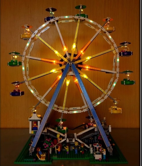 LKU-10247 LED lights for Lego 10247 Ferris Wheel