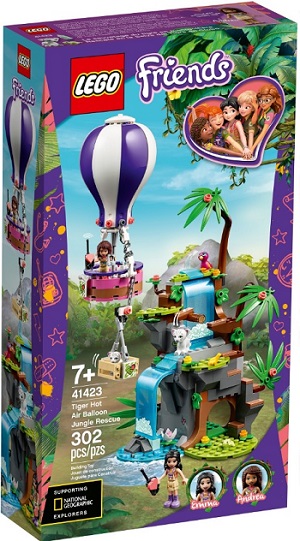 41423 Tiger Hot Air Balloon Jungle Rescue