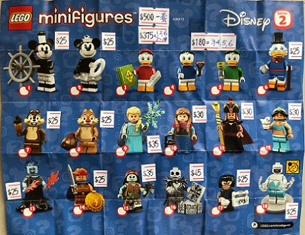 71024 Disney minifigures Series 2
