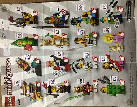 71027 Minifigures series 20