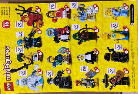 71013 LEGO Minifigures Series 16