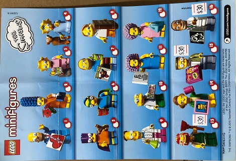 71009 Simpsons minifigures series 2