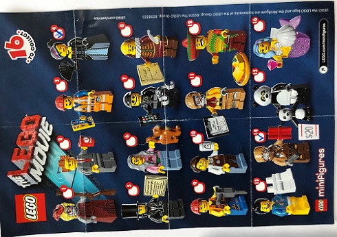 71004 Lego Movie minifigures series 1 No.14