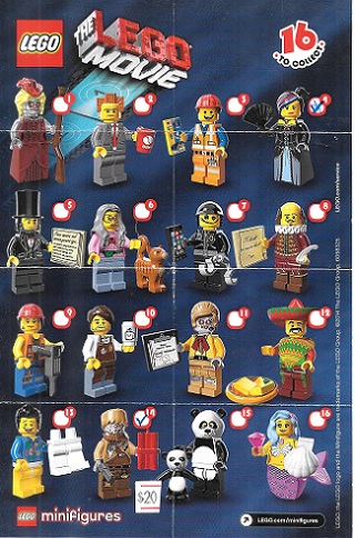 71004 Lego電影迷你人偶系列第1代